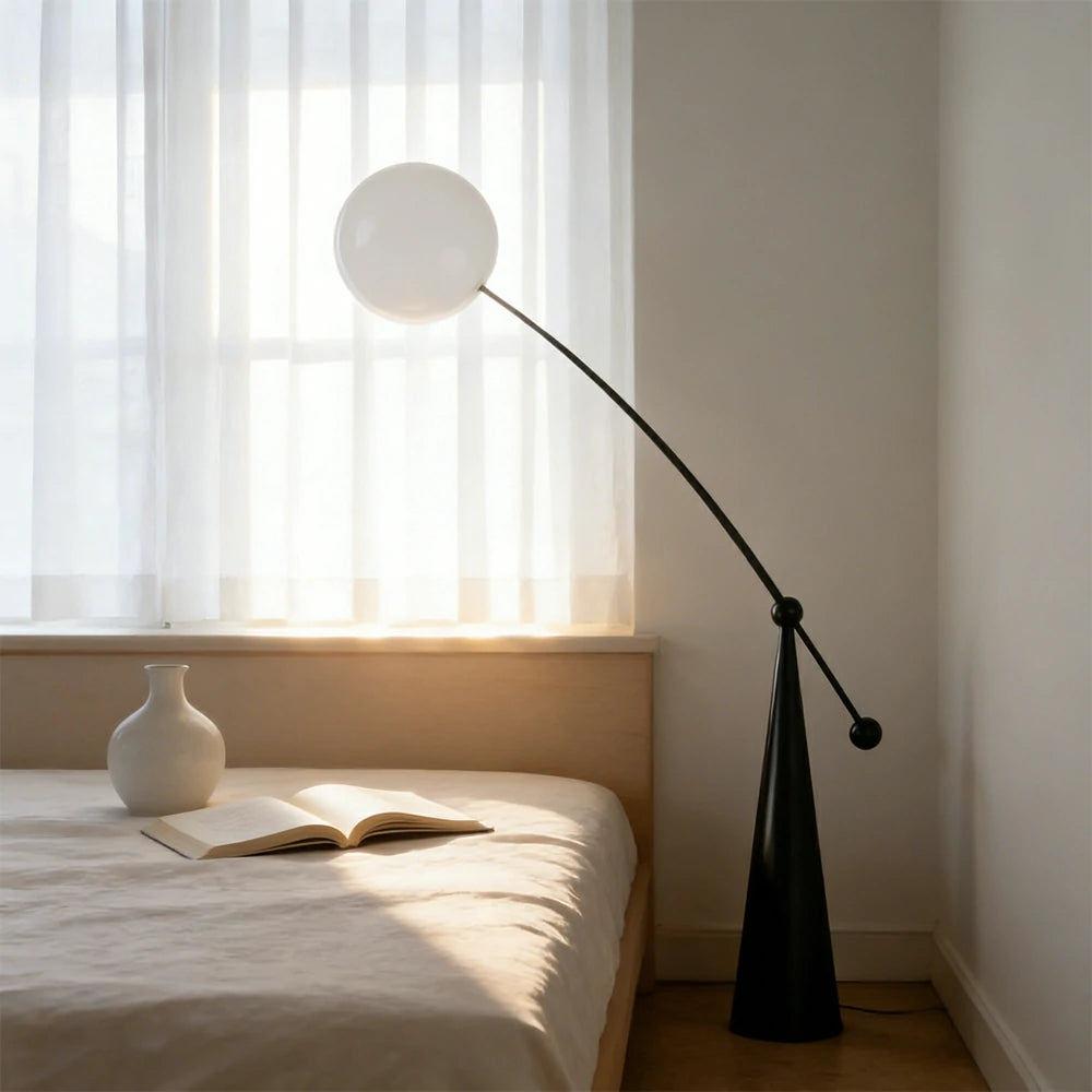 LIVARA XS-20 Floor Lamp with Soft Ambient Lighting Iron Frame and Stable Base for Modern Home Decor