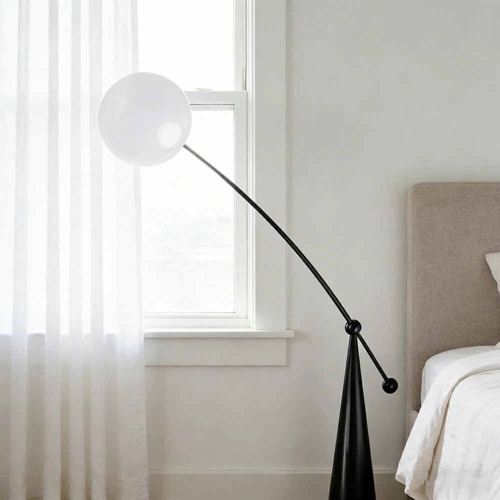 LIVARA XS-20 Floor Lamp with Soft Ambient Lighting Iron Frame and Stable Base for Modern Home Decor