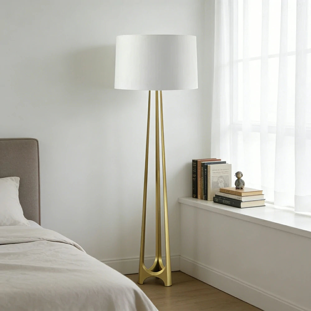 LIVARA XS-21 Floor Lamp with Soft Ambient Lighting Iron Frame and Stable Base for Modern Home Decor