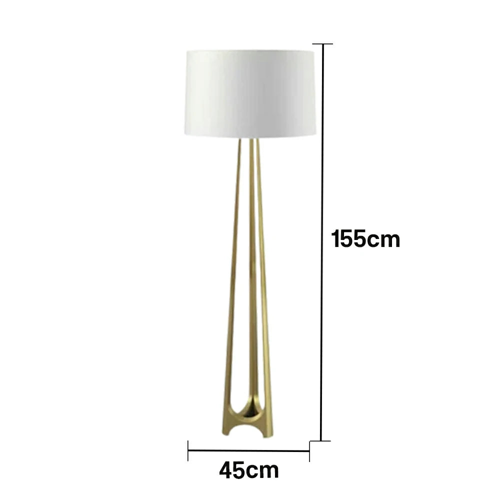 LIVARA XS-21 Floor Lamp with Soft Ambient Lighting Iron Frame and Stable Base for Modern Home Decor