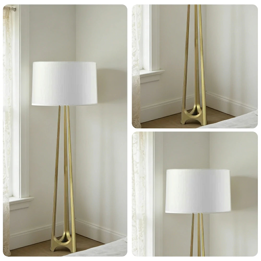 LIVARA XS-21 Floor Lamp with Soft Ambient Lighting Iron Frame and Stable Base for Modern Home Decor