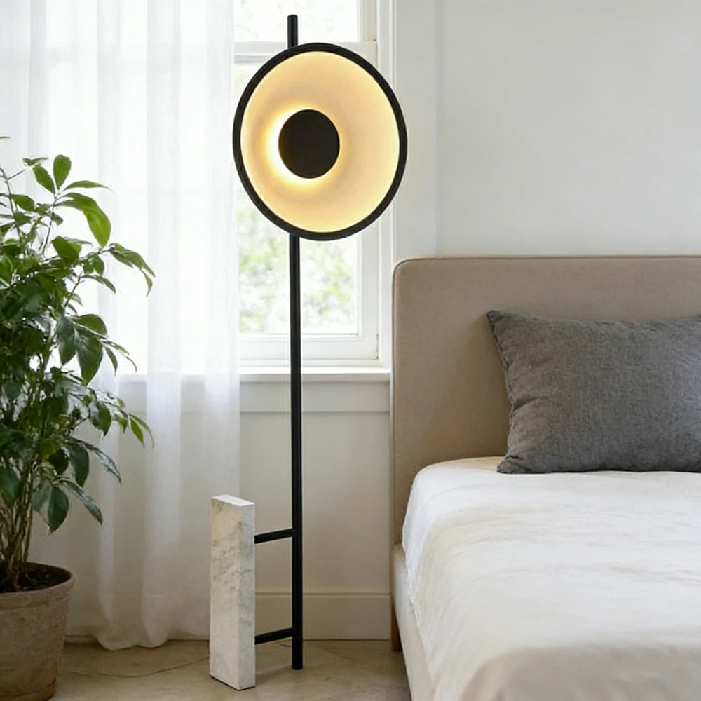 LIVARA XS-22 Floor Lamp with Soft Ambient Lighting Iron Frame and Stable Base for Modern Home Decor