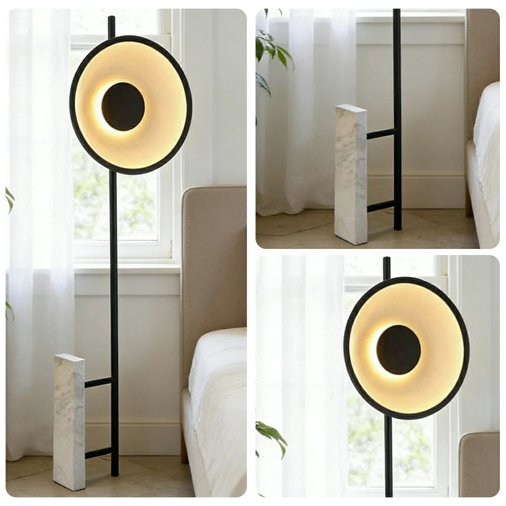 LIVARA XS-22 Floor Lamp with Soft Ambient Lighting Iron Frame and Stable Base for Modern Home Decor
