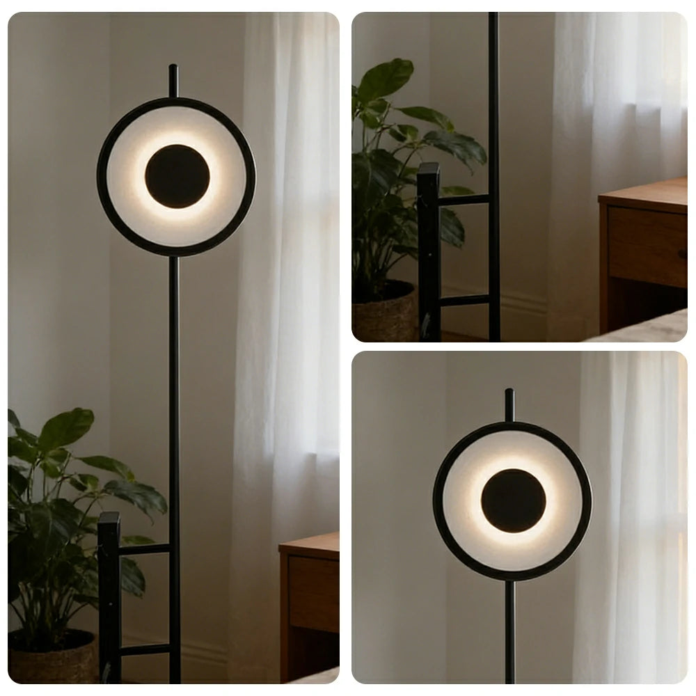 LIVARA XS-23 Floor Lamp with Soft Ambient Lighting Iron Frame and Stable Base for Modern Home Decor