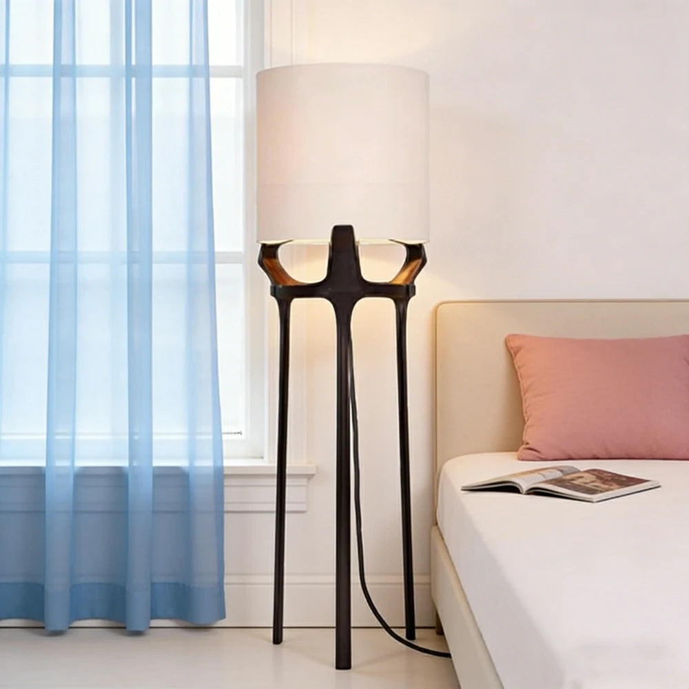 LIVARA XS-25 Floor Lamp with Soft Ambient Lighting Iron Frame and Stable Base for Modern Home Decor