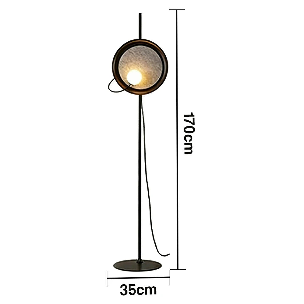 LIVARA XS-29 Floor Lamp with Soft Ambient Lighting Iron Frame and Stable Base for Modern Home Decor