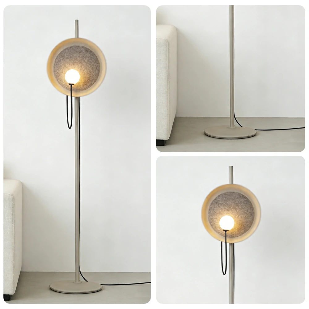 LIVARA XS-30 Floor Lamp with Soft Ambient Lighting Iron Frame and Stable Base for Modern Home Decor