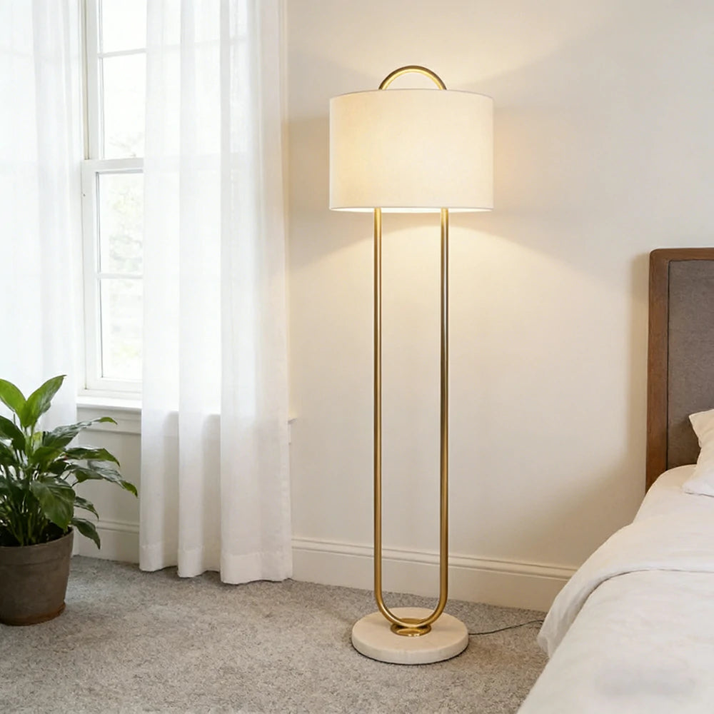 LIVARA XS-36 Floor Lamp with Soft Ambient Lighting Iron Frame and Stable Base for Modern Home Decor