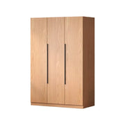 LIVARA 120cm Solid Wood Wardrobe Cabinet - Deep 60cm Storage with Heavy Duty Hanging Rail, FAS Grade Oak Durable Floor Standing Design - Wood