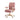 LIVARA Office Chair Microfiber Leather, High-Density Foam, 360° Swivel & Adjustable Height, Stainless Steel Base - Pink