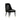 LIVARA Dining Chair – Premium Faux Leather Upholstery, Ergonomic Vertical-Stitched Backrest, High-Density Cushion, Sturdy Metal Legs with Gold-Tipped Design - Black