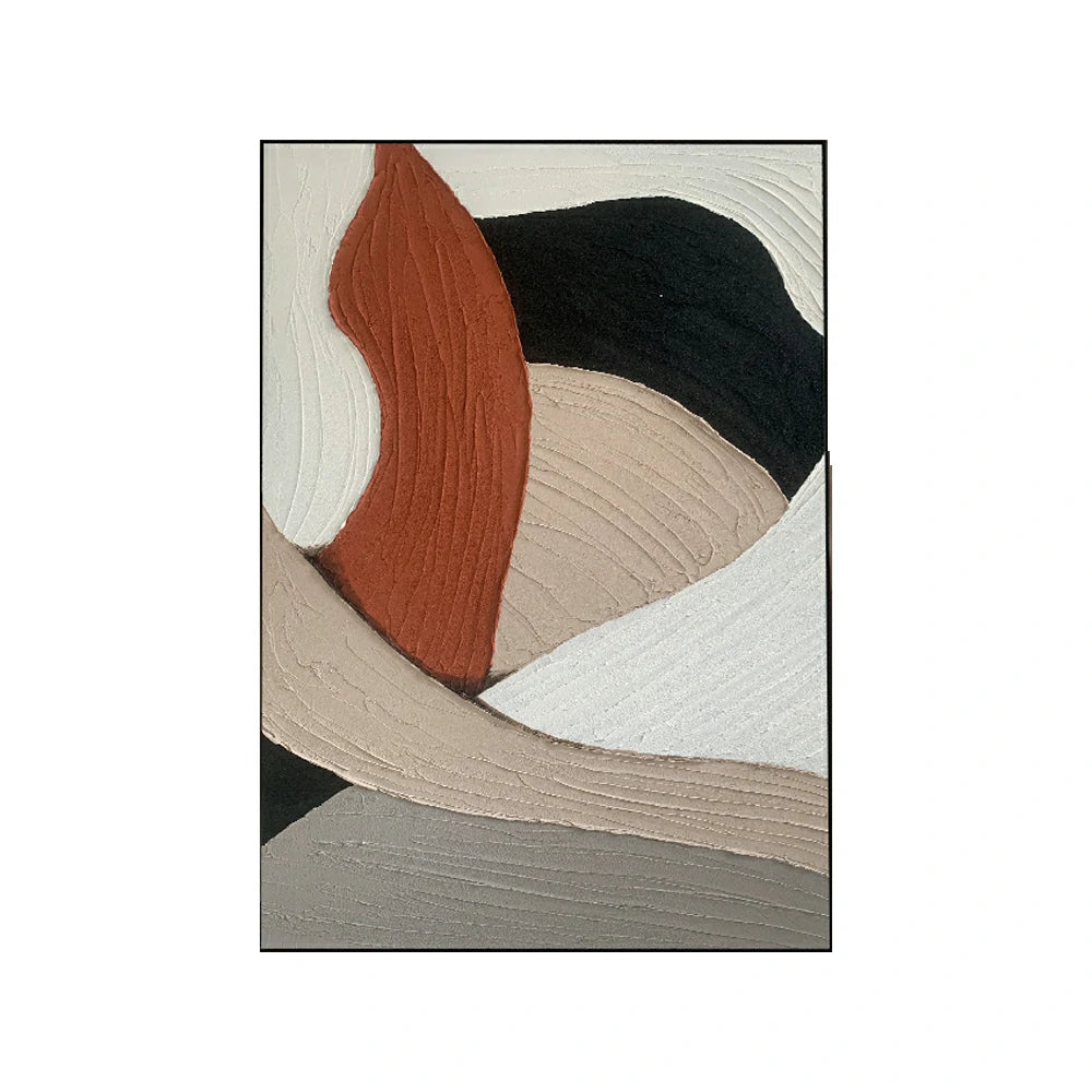 LIVARA Hand-Painted Oil Painting 50/80/120cm Decorative Modern Canvas with Smooth Color Layers Ideal for Bedrooms, Dining Rooms, and Sophisticated Home Interiors