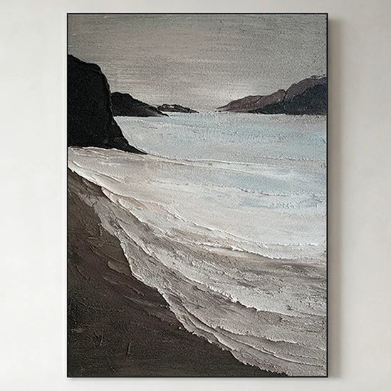 LIVARA Hand-Painted Oil Painting 50/80/120cm Large Abstract Wall Art Featuring Soft Gradients to Complement Modern Apartments and Stylish Interior Design