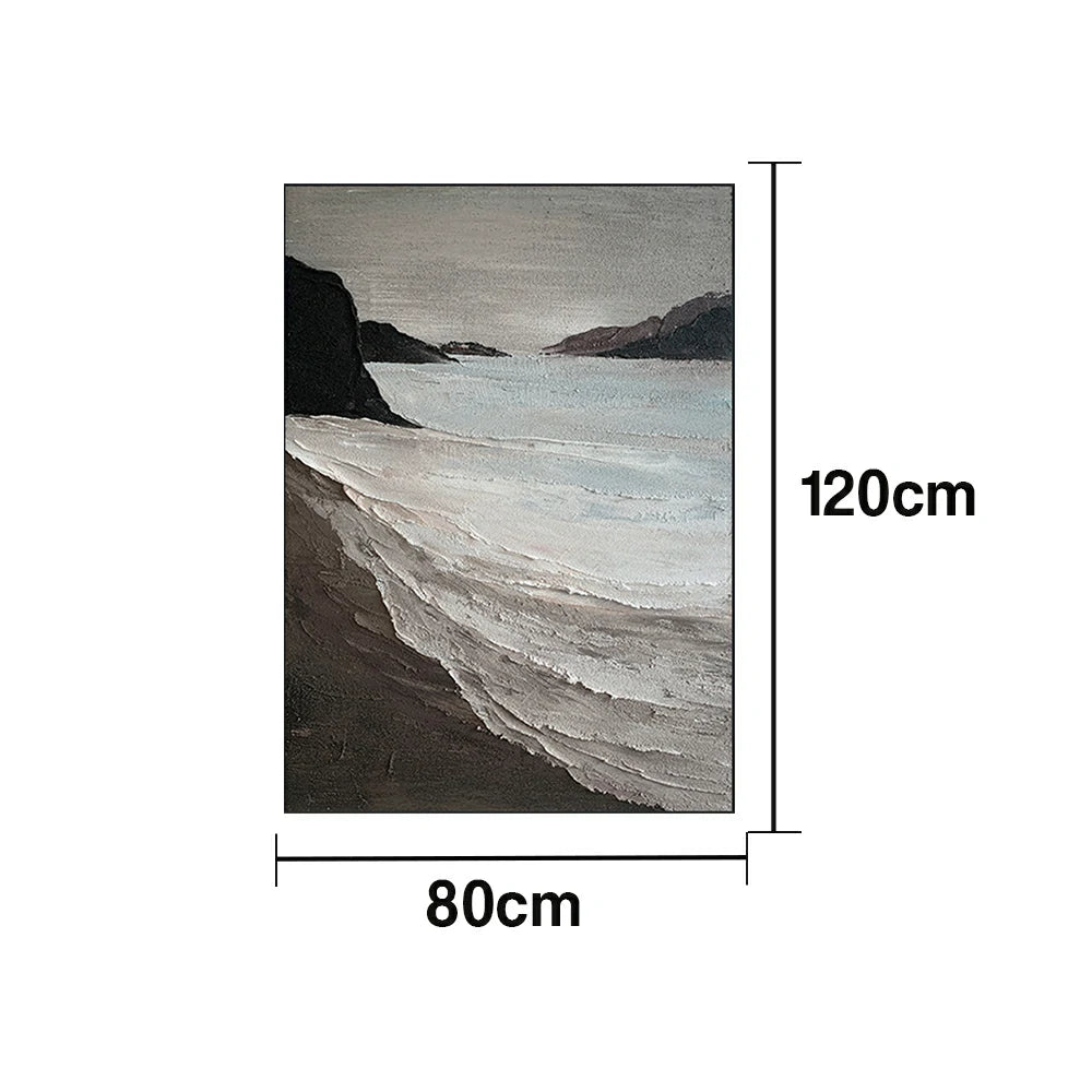 LIVARA Hand-Painted Oil Painting 50/80/120cm Large Abstract Wall Art Featuring Soft Gradients to Complement Modern Apartments and Stylish Interior Design