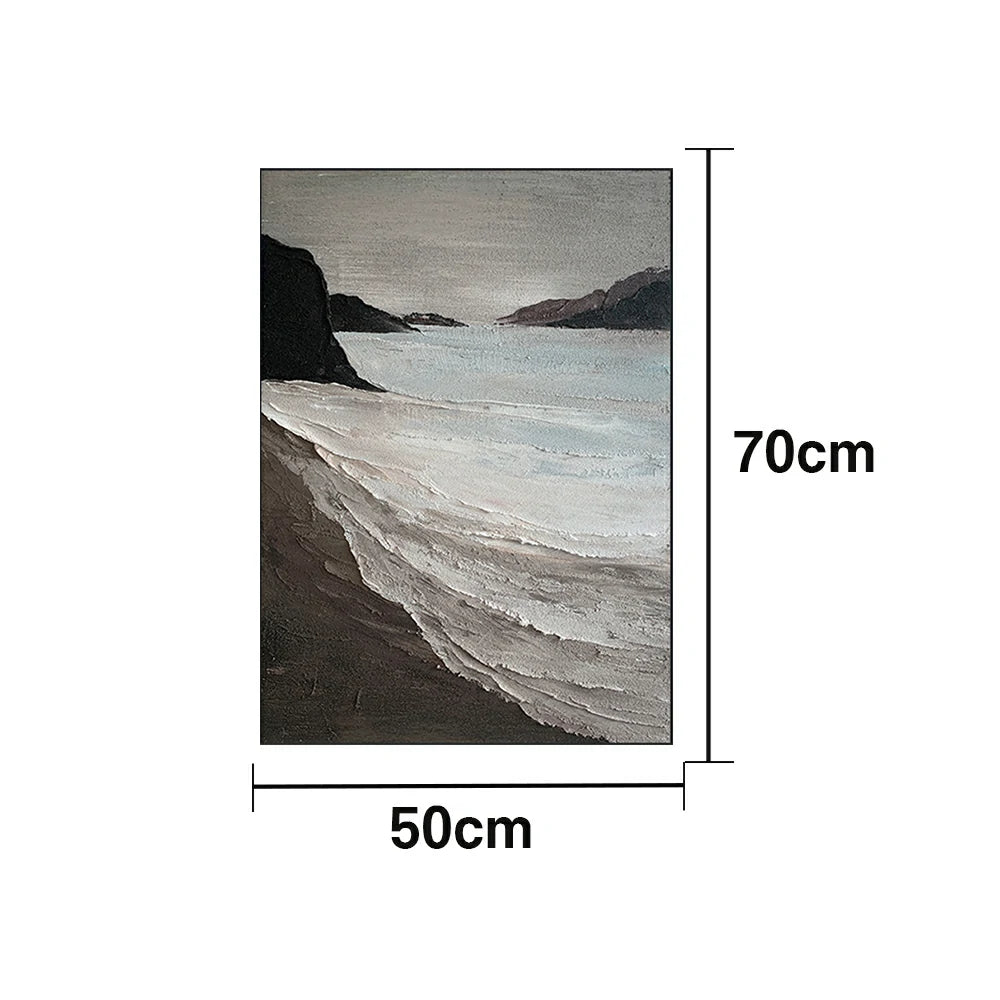 LIVARA Hand-Painted Oil Painting 50/80/120cm Large Abstract Wall Art Featuring Soft Gradients to Complement Modern Apartments and Stylish Interior Design