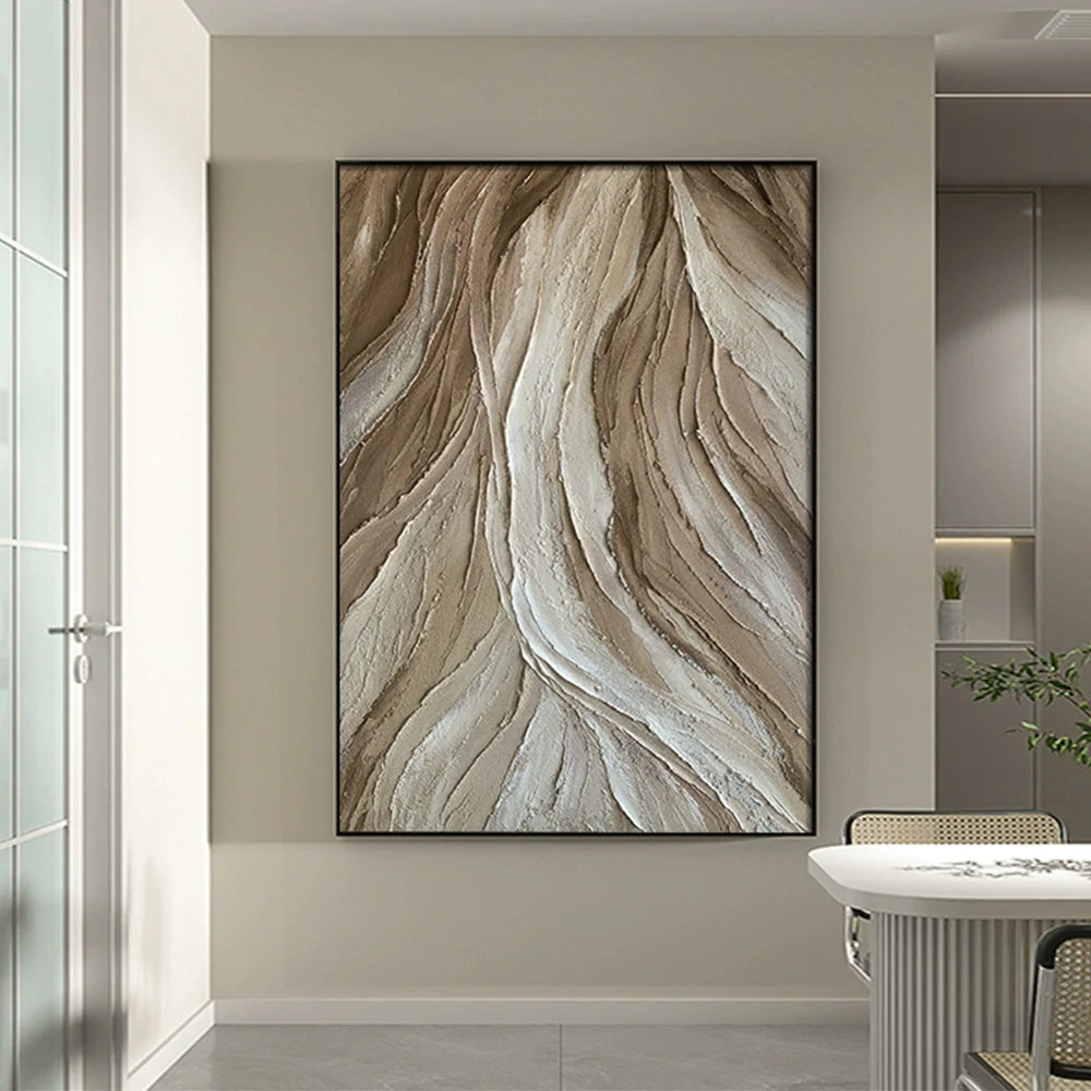 LIVARA Hand-Painted Oil Painting 50/80/120cm Elegant Contemporary Canvas with Balanced Colors Ideal for Bedrooms, Lounges, and Thoughtfully Designed Interiors