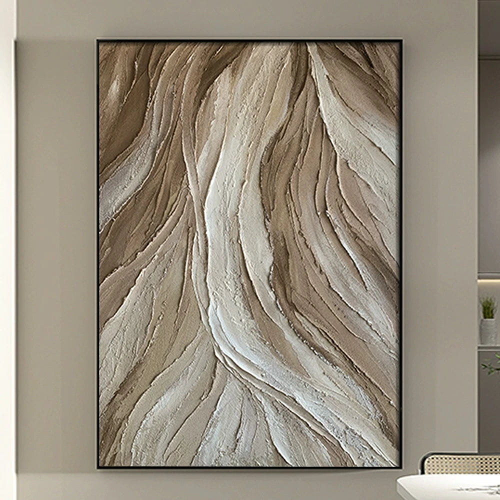LIVARA Hand-Painted Oil Painting 50/80/120cm Elegant Contemporary Canvas with Balanced Colors Ideal for Bedrooms, Lounges, and Thoughtfully Designed Interiors