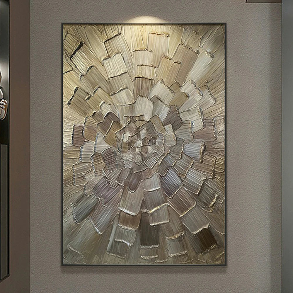 LIVARA Hand-Painted Oil Painting 50/80/120cm Luxury Abstract Canvas with Light Tones Perfect for Elegant Interior Themes and Sophisticated Living Room Decoration