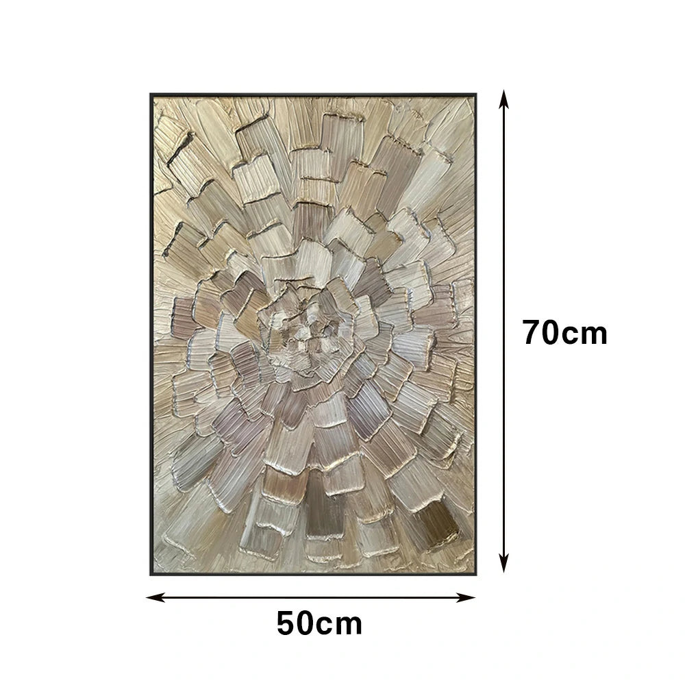 LIVARA Hand-Painted Oil Painting 50/80/120cm Luxury Abstract Canvas with Light Tones Perfect for Elegant Interior Themes and Sophisticated Living Room Decoration
