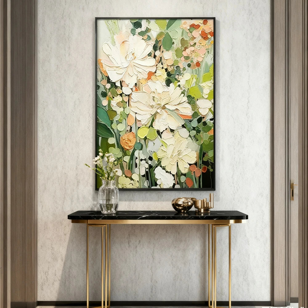 LIVARA Hand-Painted Oil Painting 50/80/120cm Contemporary Abstract Canvas with Soft Layered Textures Designed for Stylish Living Rooms and Modern Interior Wall Decoration