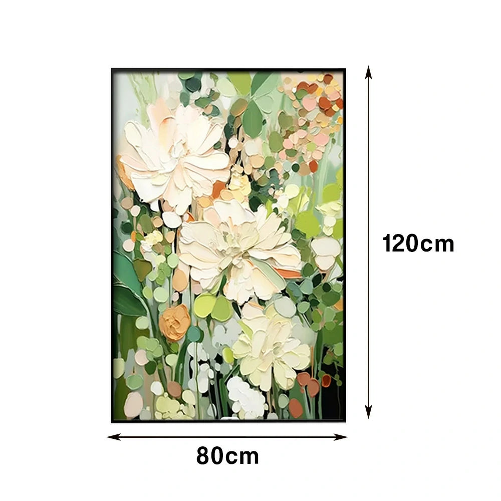 LIVARA Hand-Painted Oil Painting 50/80/120cm Contemporary Abstract Canvas with Soft Layered Textures Designed for Stylish Living Rooms and Modern Interior Wall Decoration