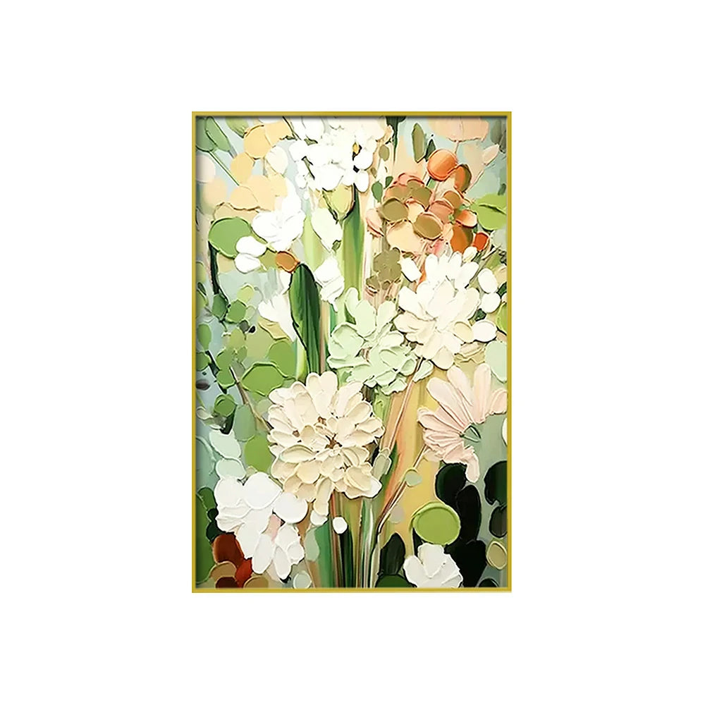 LIVARA Hand-Painted Oil Painting 50/80/120cm Modern Neutral Abstract Artwork Perfect for Minimalist Interiors Seeking Calm Atmosphere and a Clean, Elegant Visual Appeal