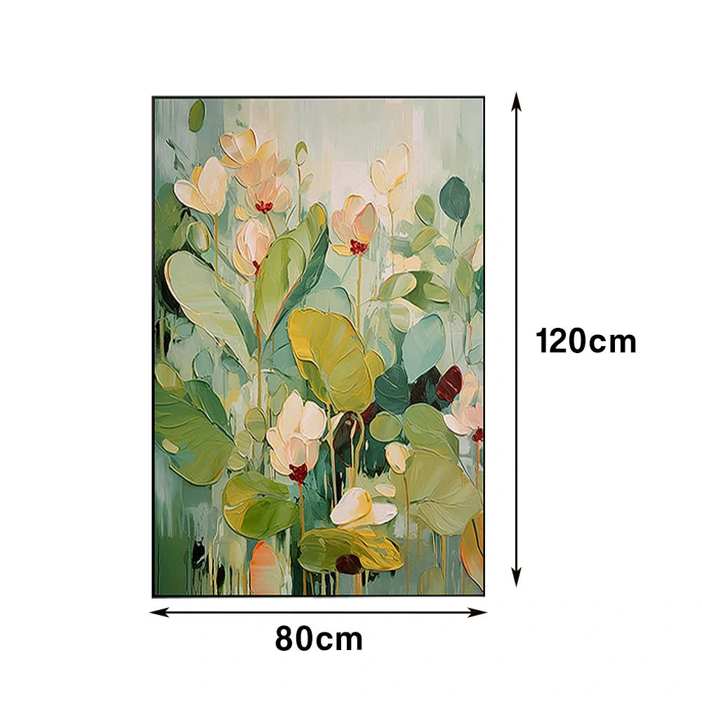 LIVARA Hand-Painted Oil Painting 50/80/120cm Light Luxury Canvas Art with Subtle Earth Tones Ideal for Bedrooms, Living Rooms, and Contemporary Home Decoration
