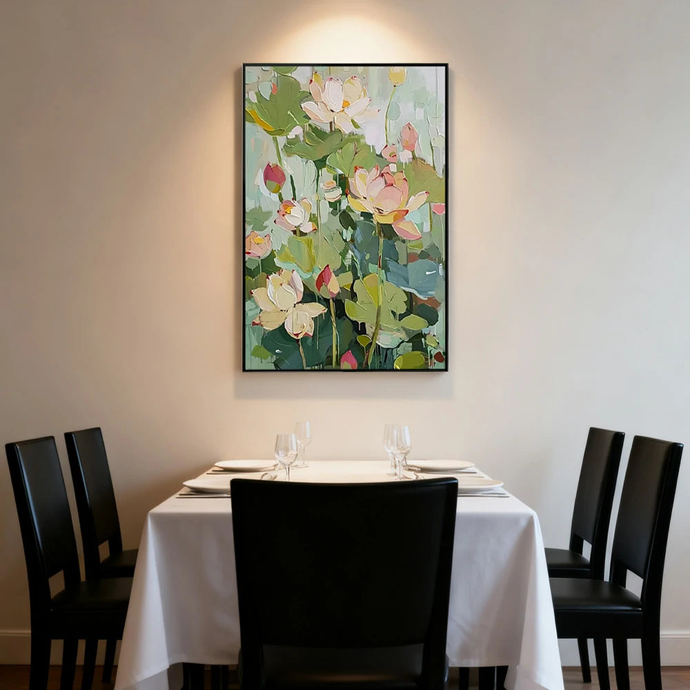 LIVARA Hand-Painted Oil Painting 50/80/120cm Textured Abstract Canvas Featuring Soft Blended Colors to Elevate Modern Homes and Add Artistic Warmth to Interior Designs