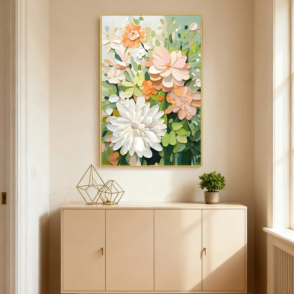 LIVARA Hand-Painted Oil Painting 50/80/120cm Elegant Minimalist Canvas Art Perfect for Creating a Warm, Clean, and Modern Look in Living Rooms or Refined Interior Spaces