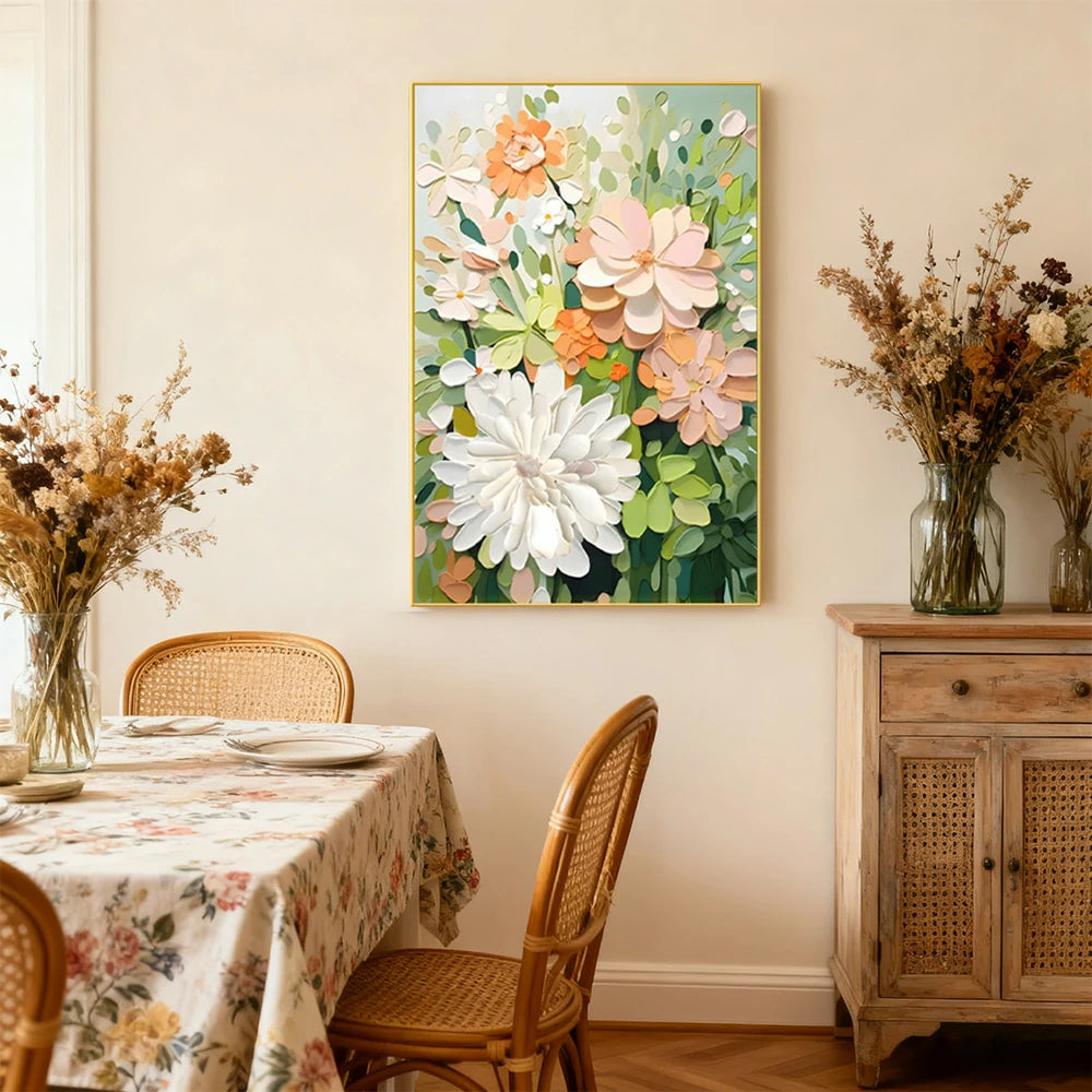 LIVARA Hand-Painted Oil Painting 50/80/120cm Elegant Minimalist Canvas Art Perfect for Creating a Warm, Clean, and Modern Look in Living Rooms or Refined Interior Spaces