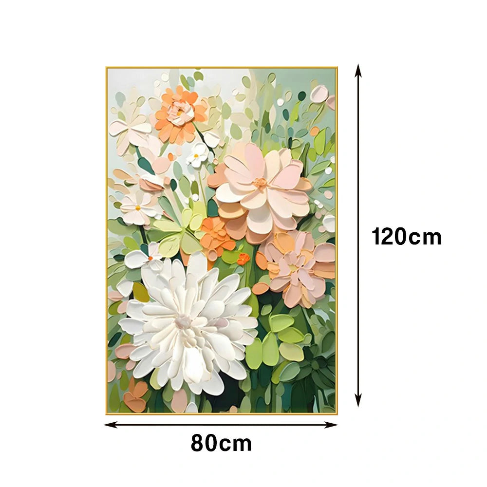 LIVARA Hand-Painted Oil Painting 50/80/120cm Elegant Minimalist Canvas Art Perfect for Creating a Warm, Clean, and Modern Look in Living Rooms or Refined Interior Spaces