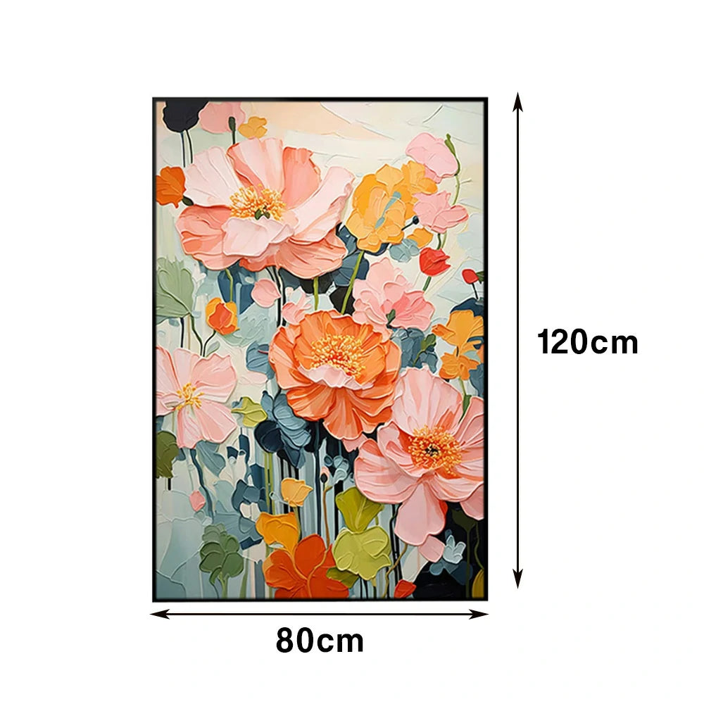 LIVARA Hand-Painted Oil Painting 60/80/120cm Decorative Abstract Art with Balanced Tones Designed for Contemporary Living Rooms and Calm, Minimalist Interior Decor Themes