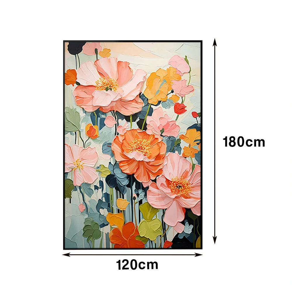 LIVARA Hand-Painted Oil Painting 60/80/120cm Decorative Abstract Art with Balanced Tones Designed for Contemporary Living Rooms and Calm, Minimalist Interior Decor Themes
