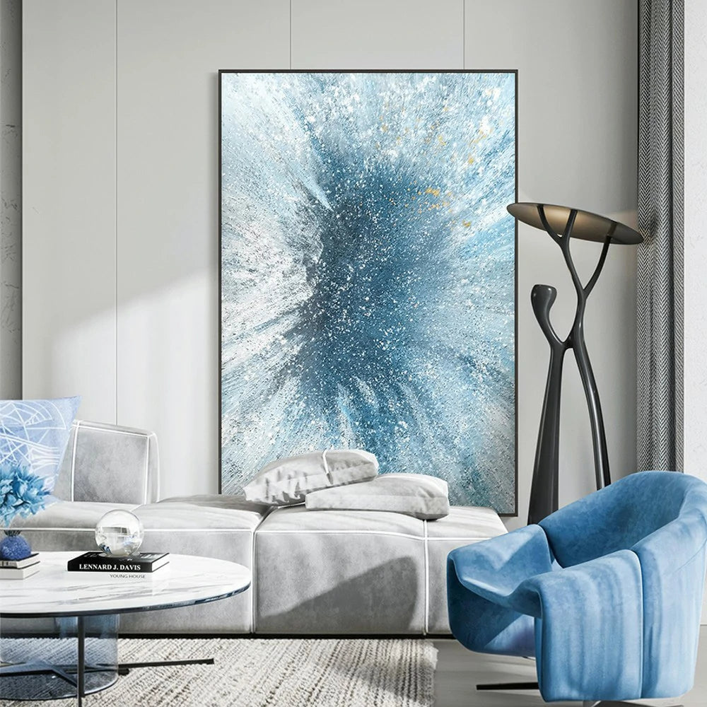 LIVARA Hand-Painted Oil Painting 50/80/120cm Premium Neutral-Toned Canvas Ideal for Adding Texture, Warmth, and Visual Harmony to Modern Homes and Minimalist Spaces