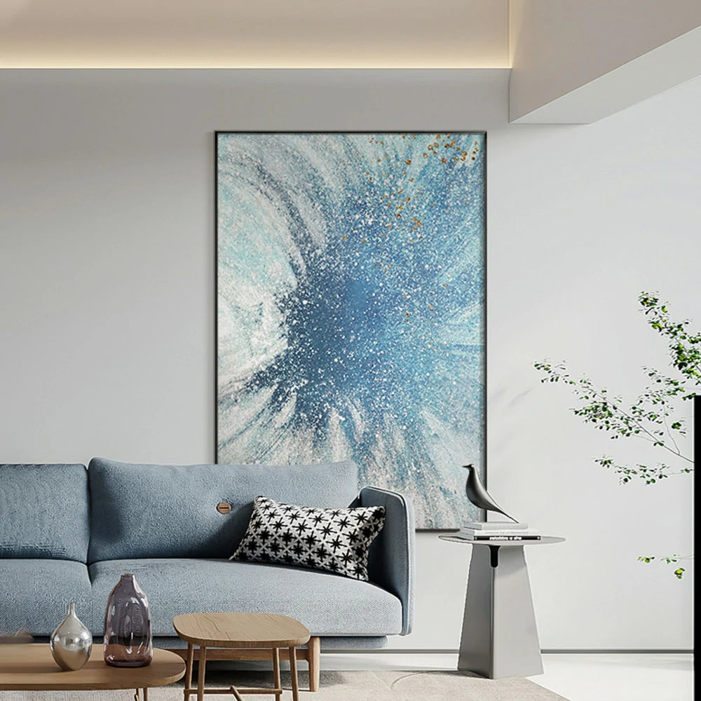 LIVARA Hand-Painted Oil Painting 50/80/120cm Premium Neutral-Toned Canvas Ideal for Adding Texture, Warmth, and Visual Harmony to Modern Homes and Minimalist Spaces