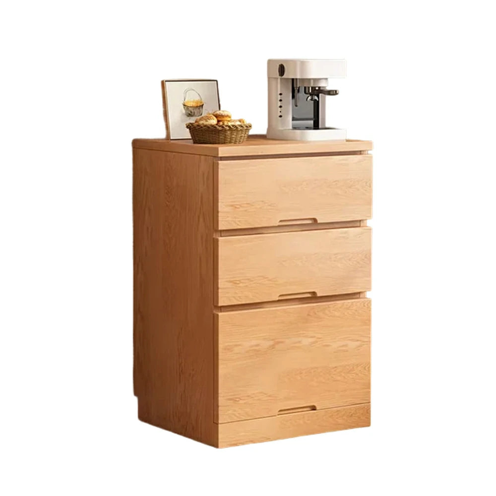 LIVARA 3-Drawer 60cm Sideboard Cabinet - Wide Countertop Design with Solid Wood Construction, Spacious Storage & Quiet Hardware