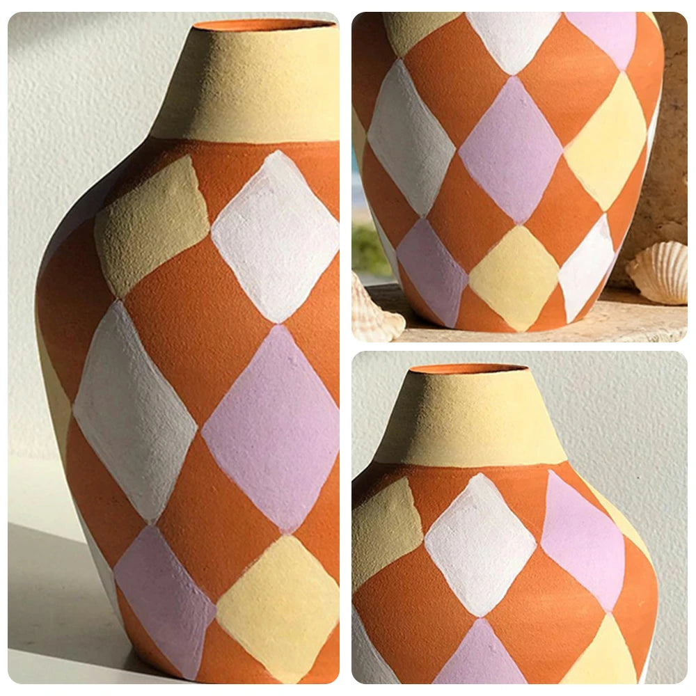 LIVARA Radiant Bloom Ceramic Vase Sculptural Artistic Form Handcrafted Matte Texture Statement Accent for Modern Interiors - Off White