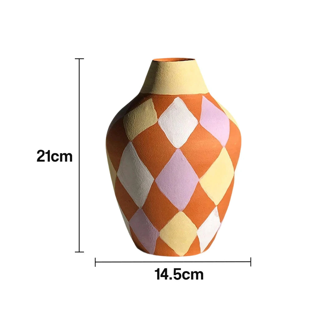 LIVARA Radiant Bloom Ceramic Vase Sculptural Artistic Form Handcrafted Matte Texture Statement Accent for Modern Interiors - Off White