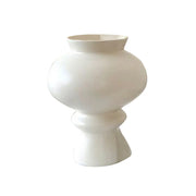 LIVARA Flow Ceramic Vase - Sculptural Artistic Form with Handcrafted Matte Texture, Elegant Statement Decor for Modern Interiors - Multicolor