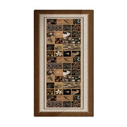 LIVARA 160/300cm Floor Rugs Theme Ink Painting Anti Slip Easy Clean High Density Short Pile Fabric Stain Resistant Low Maintenance