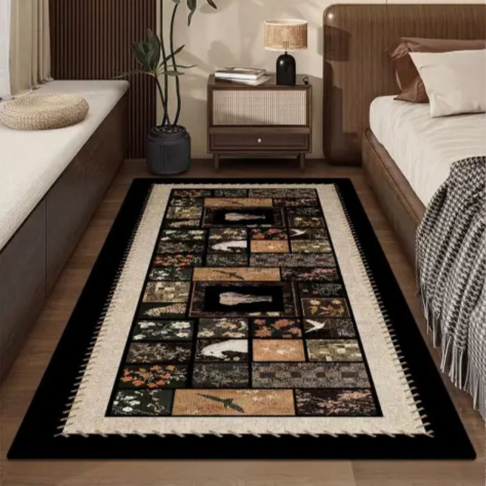 LIVARA 160/300cm Floor Rugs Theme Wild Haven Anti Slip Easy Clean High Density Short Pile Fabric Stain Resistant Low Maintenance