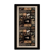 LIVARA 160/300cm Floor Rugs Theme Wild Haven Anti Slip Easy Clean High Density Short Pile Fabric Stain Resistant Low Maintenance