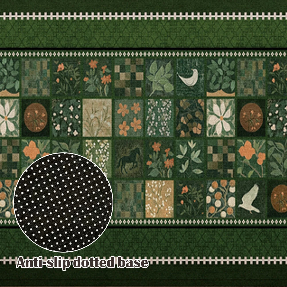 LIVARA 160/300cm Floor Rugs Theme Verdant Plain Anti Slip Easy Clean High Density Short Pile Fabric Stain Resistant Low Maintenance