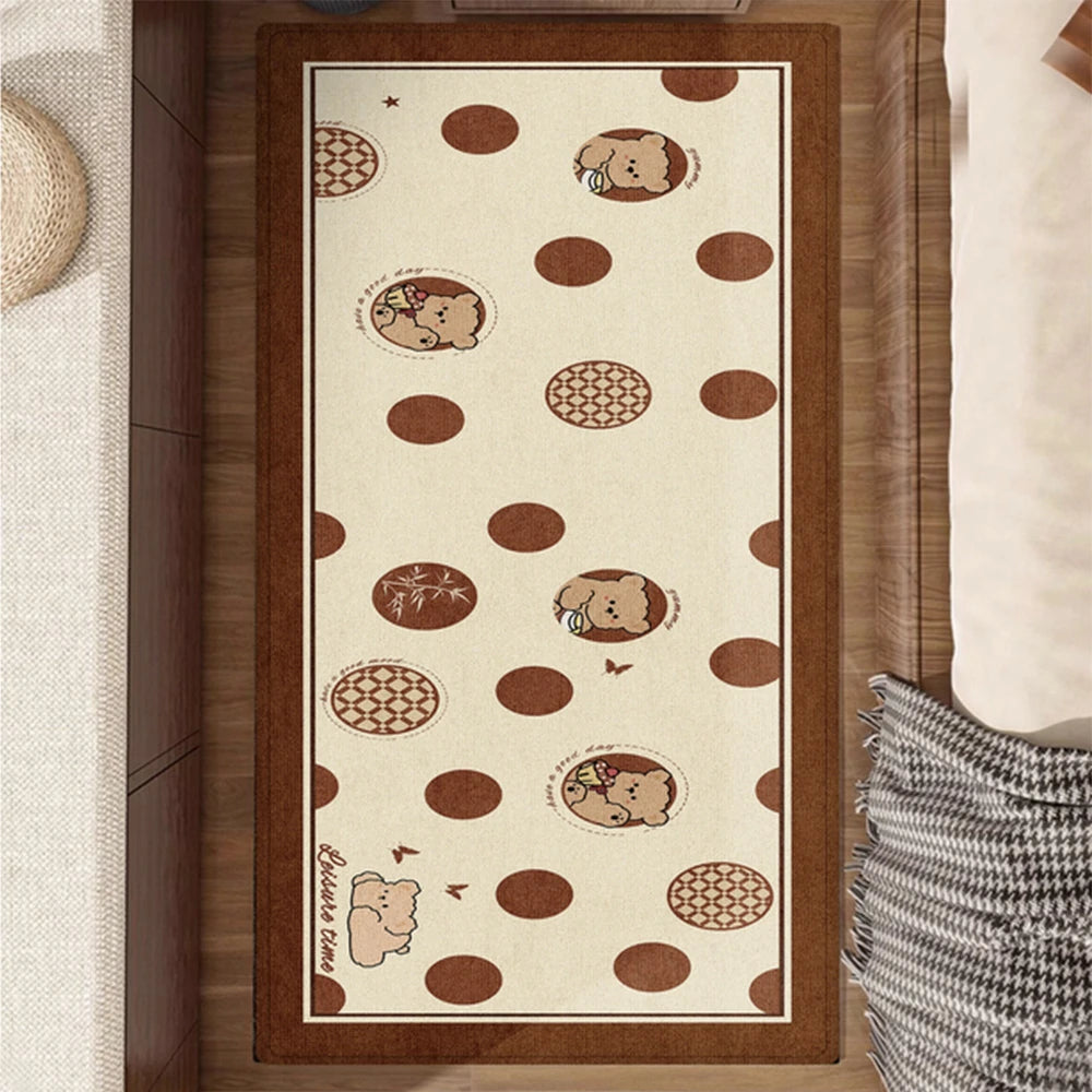 LIVARA 160/300cm Floor Rugs Theme Soft Silk Anti Slip Easy Clean High Density Short Pile Fabric Stain Resistant Low Maintenance