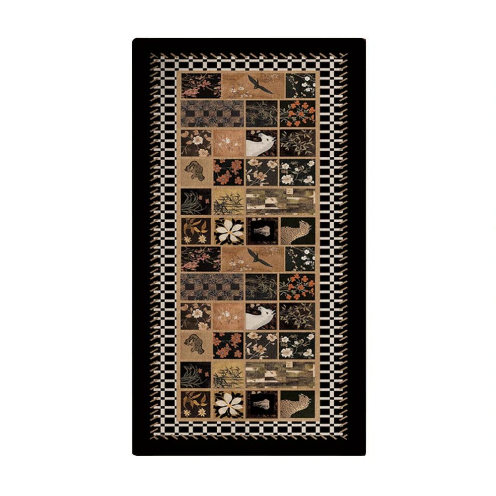 LIVARA 160/300cm Floor Rugs Theme Pattern Narrative Anti Slip Easy Clean High Density Short Pile Fabric Stain Resistant Low Maintenance