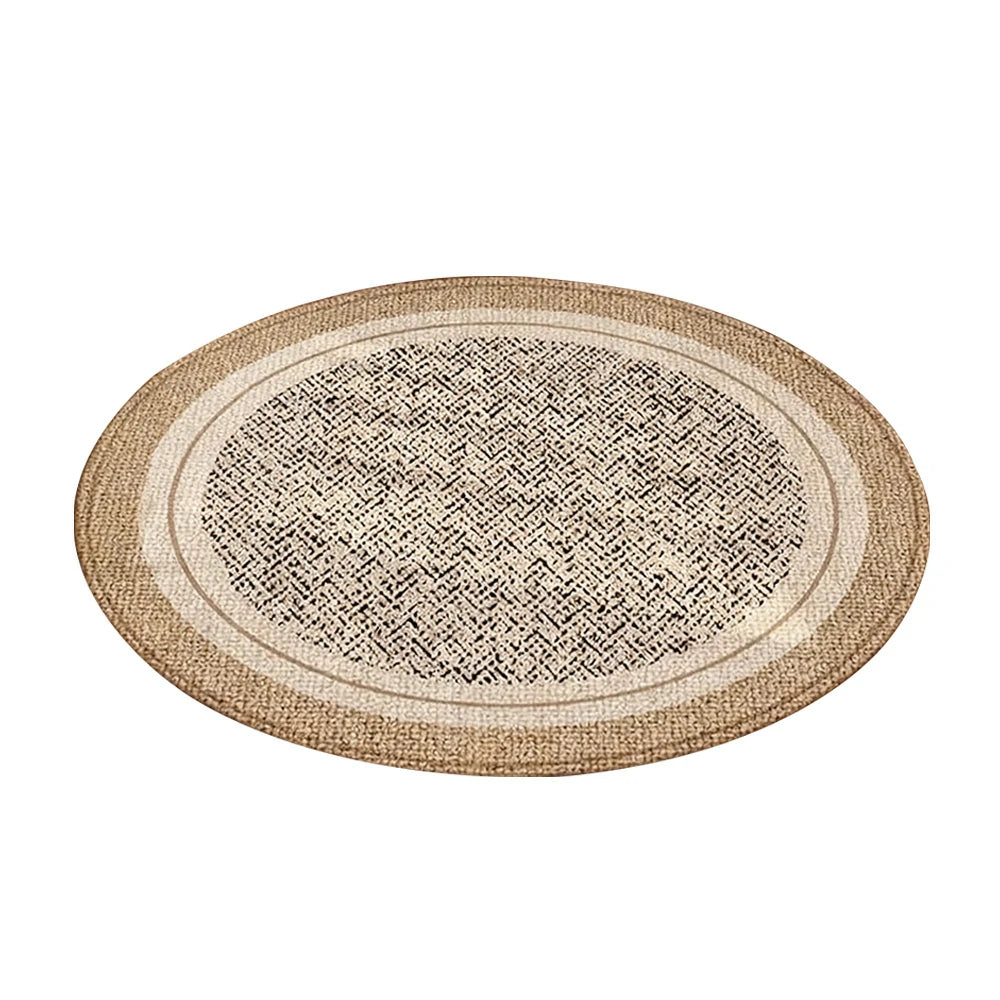 LIVARA 160/200cm Floor Rugs Theme Mist Silence Soft Touch Anti Slip Belgian Velvet Loop Pile Fade Resistant Durable Edge Binding