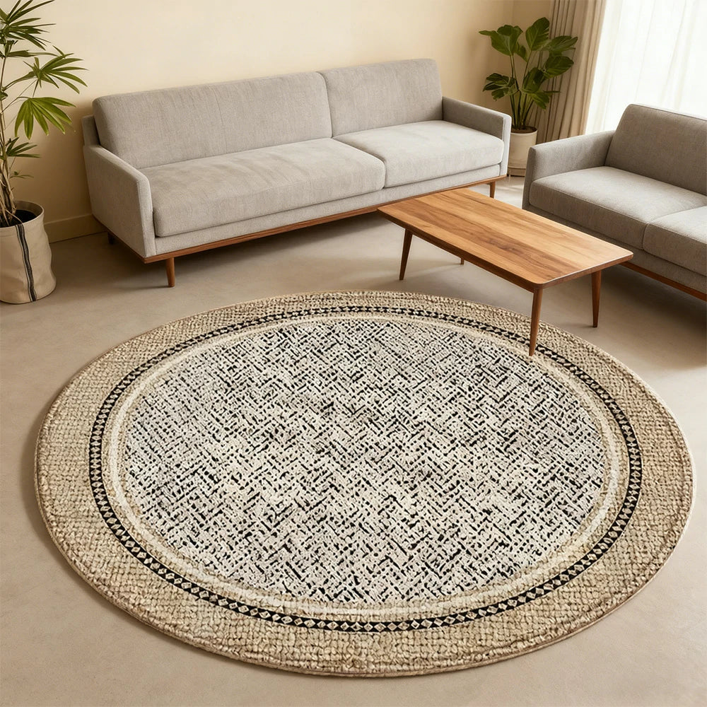 LIVARA 160/200cm Floor Rugs Theme Twilight Soft Touch Anti Slip Belgian Velvet Loop Pile Fade Resistant Durable Edge Binding