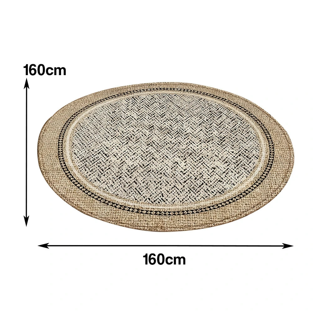 LIVARA 160/200cm Floor Rugs Theme Twilight Soft Touch Anti Slip Belgian Velvet Loop Pile Fade Resistant Durable Edge Binding