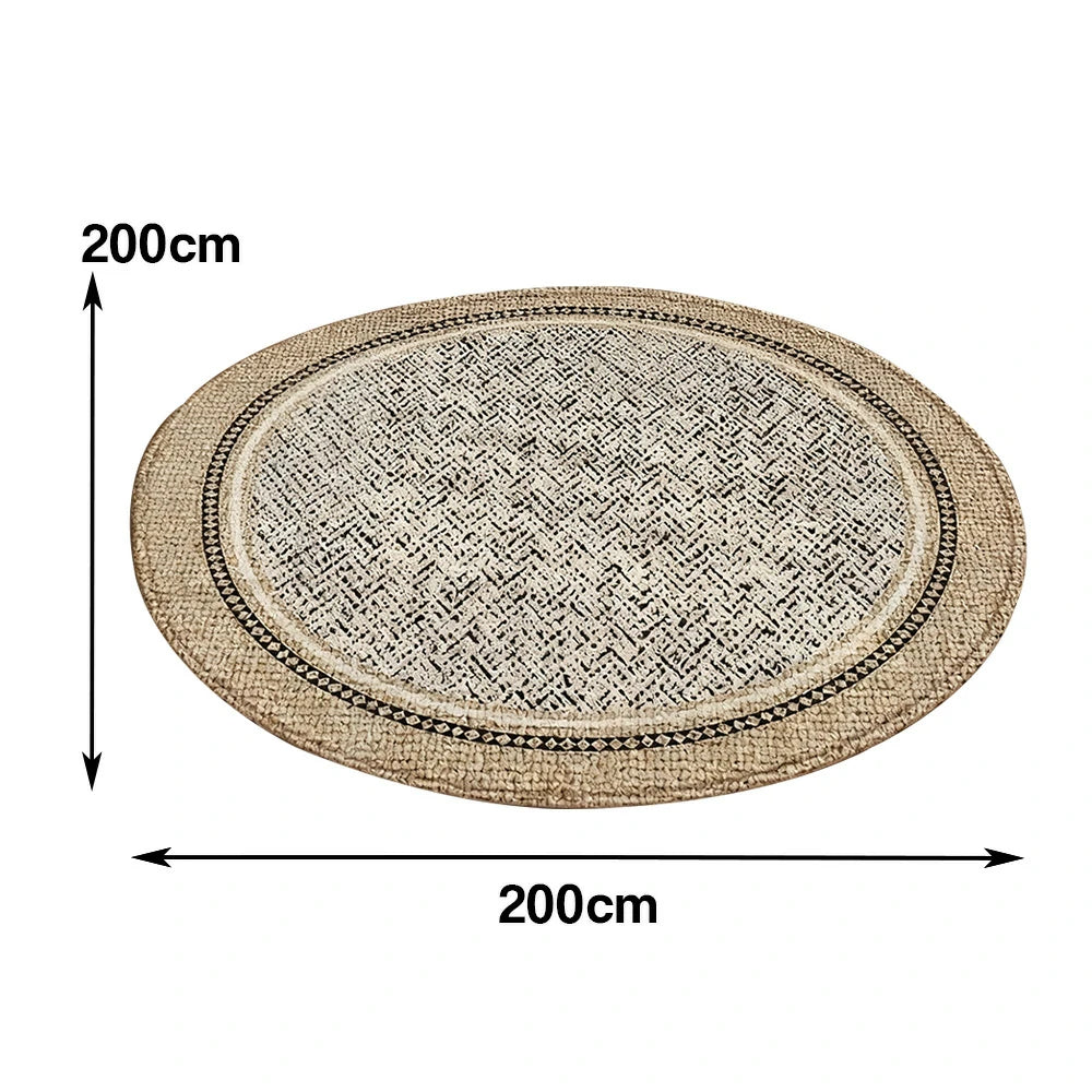 LIVARA 160/200cm Floor Rugs Theme Twilight Soft Touch Anti Slip Belgian Velvet Loop Pile Fade Resistant Durable Edge Binding