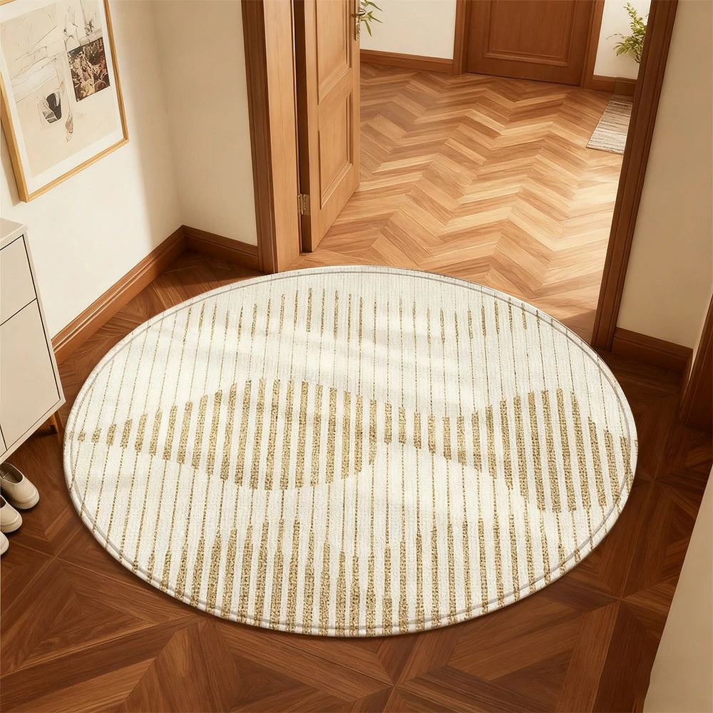 LIVARA 160/200cm Floor Rugs Theme Mountain Ridge Soft Touch Anti Slip Belgian Velvet Loop Pile Fade Resistant Durable Edge Binding